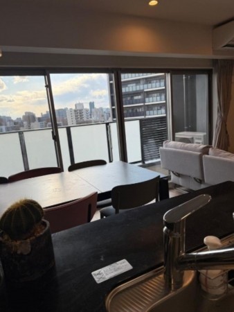 大阪市都島区内代町、マンションの居間画像です
