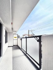大阪市鶴見区今津北、マンションのバルコニー画像です