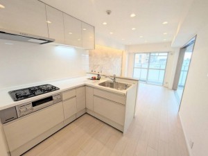 大阪市東成区中本、マンションのキッチン画像です