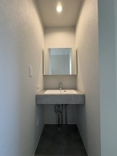 宮崎市清武町岡、新築一戸建ての洗面画像です
