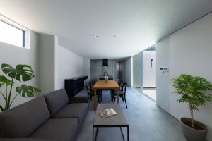 宮崎市清武町岡、新築一戸建ての居間画像です