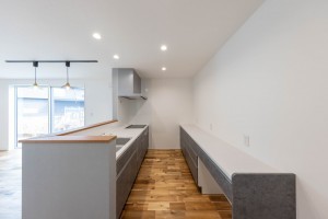 都城市都原町、新築一戸建てのキッチン画像です