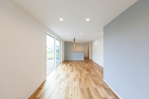 都城市都原町、新築一戸建ての居間画像です