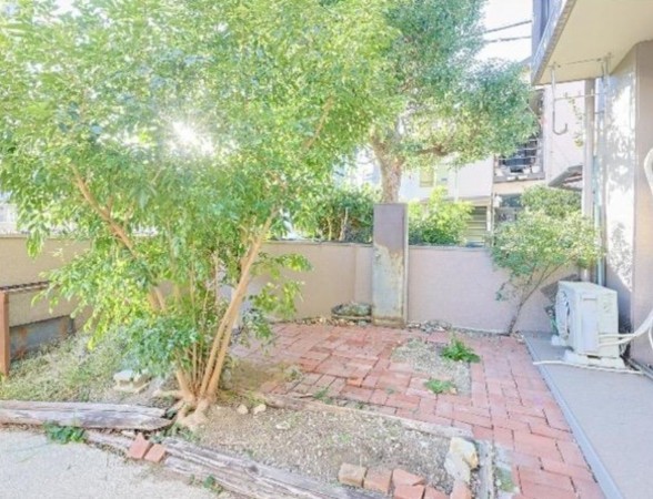 大阪市城東区野江、マンションのバルコニー画像です