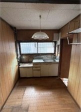 大阪市生野区生野西、中古一戸建てのキッチン画像です