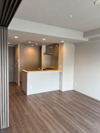 大阪市城東区鴫野西、マンションの居間画像です