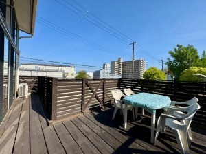 大阪市城東区天王田、中古一戸建てのバルコニー画像です