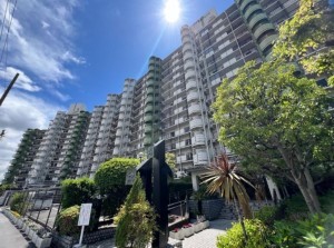 大阪市城東区鴫野西、マンションの外観画像です