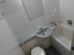 大阪市都島区大東町、マンションの洗面画像です
