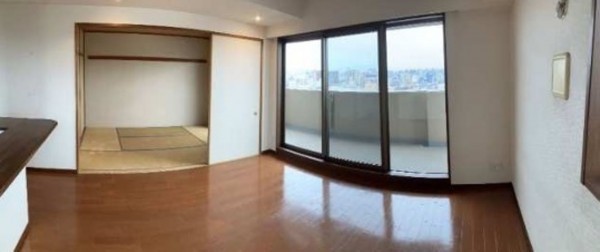 大阪市城東区永田、マンションの居間画像です