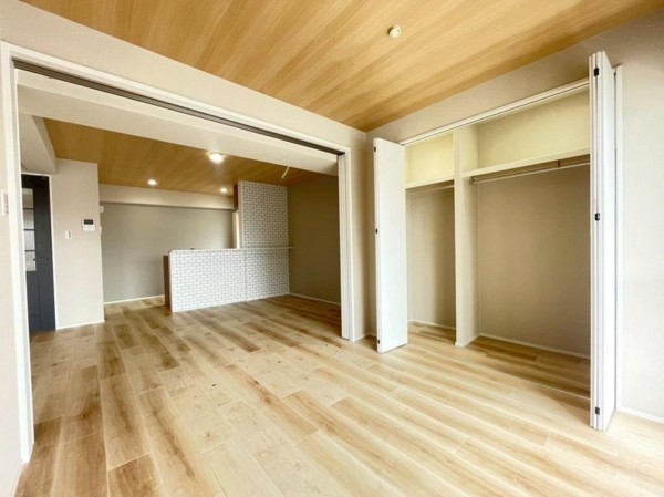 大阪市城東区野江、マンションの寝室画像です