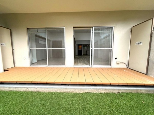 大阪市旭区新森、マンションのバルコニー画像です