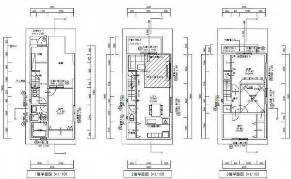 大阪市生野区生野西、新築一戸建ての間取り画像です