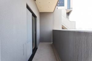 大阪市東成区玉津、マンションのバルコニー画像です