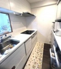 大阪市城東区新喜多東、マンションのキッチン画像です