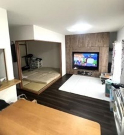 大阪市城東区新喜多東、マンションの居間画像です