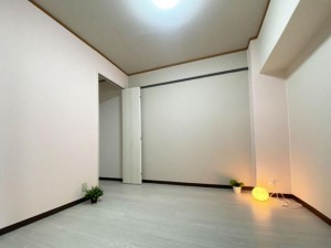 大阪市旭区高殿、マンションの寝室画像です