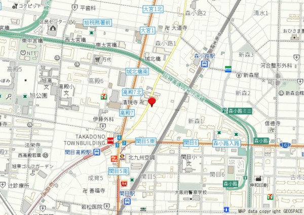 大阪市旭区高殿、中古一戸建ての周辺画像画像です