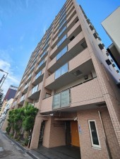 大阪市都島区片町、マンションの外観画像です