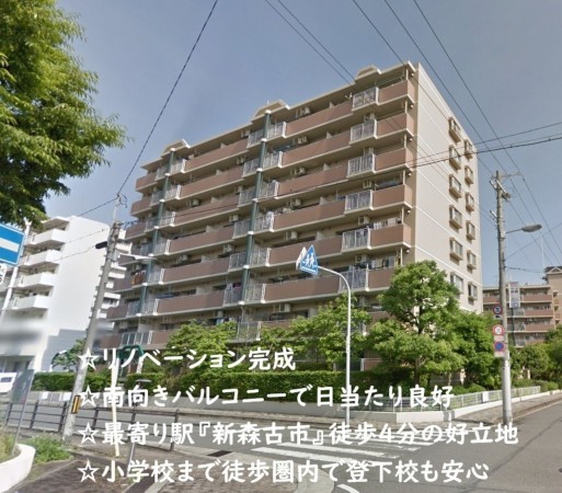 大阪市城東区古市、マンションの外観画像です