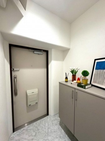 大阪市城東区森之宮、マンションの玄関画像です