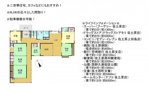 宮崎市佐土原町上田島、中古一戸建ての間取り画像です