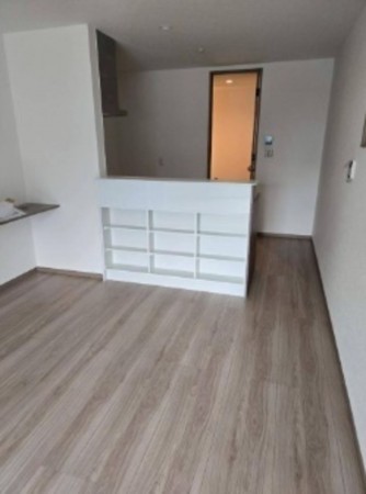 大阪市旭区新森、新築一戸建ての居間画像です