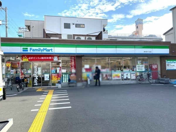 大阪市城東区東中浜、新築一戸建てのコンビニ画像です