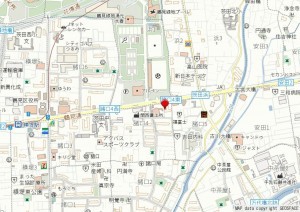 大阪市鶴見区諸口、マンションの地図画像です