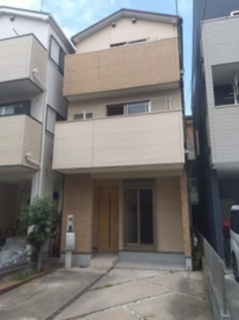 大阪市旭区清水、中古一戸建ての外観画像です