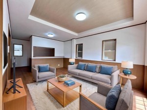 大阪市生野区舎利寺、中古一戸建ての居間画像です