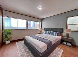 大阪市生野区舎利寺、中古一戸建ての寝室画像です