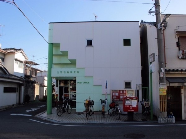 大阪市生野区舎利寺、中古一戸建ての郵便局画像です