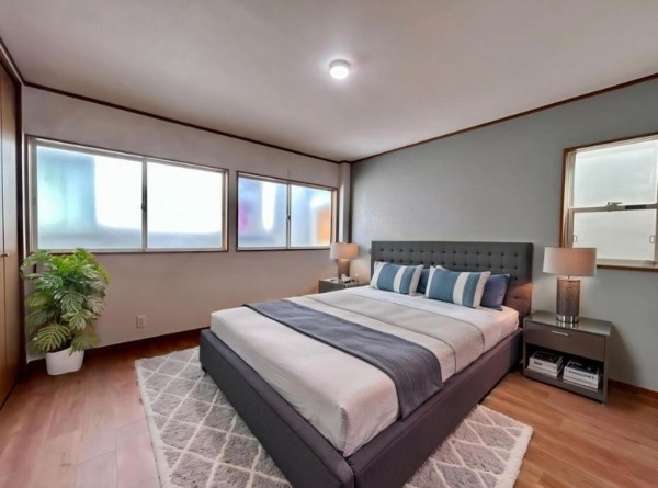 大阪市生野区舎利寺、中古一戸建ての寝室画像です