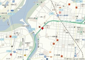 大阪市都島区友渕町、マンションの地図画像です