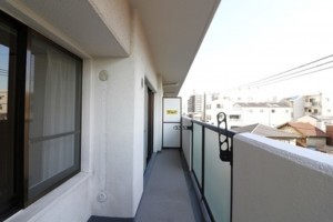 大阪市鶴見区今津北、マンションのバルコニー画像です