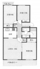 大阪市都島区毛馬町、マンションの間取り画像です