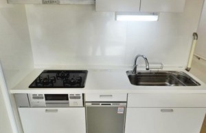大阪市都島区友渕町、マンションのキッチン画像です