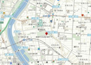 大阪市都島区都島南通、マンションの地図画像です