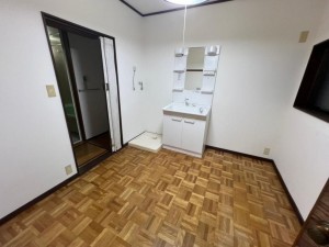 大阪市城東区今福南、中古一戸建ての洗面画像です