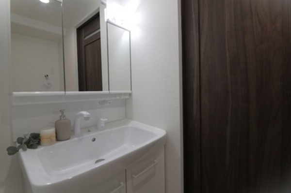 大阪市都島区内代町、マンションの洗面画像です