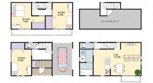 大阪市鶴見区今津南、新築一戸建ての外観画像です