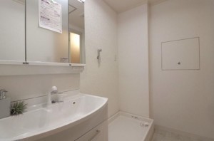 大阪市鶴見区鶴見、マンションの洗面画像です