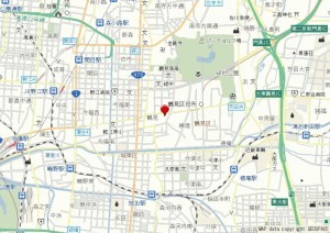 大阪市鶴見区鶴見、マンションの地図画像です