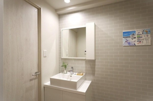 大阪市鶴見区横堤、マンションの洗面画像です