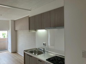 大阪市城東区今福東、マンションのキッチン画像です