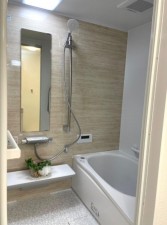 大阪市旭区高殿、マンションの風呂画像です