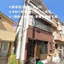 大阪市生野区巽北、中古一戸建ての外観画像です