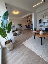 大阪市都島区東野田町、マンションの居間画像です