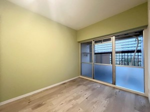 大阪市旭区高殿、マンションの寝室画像です